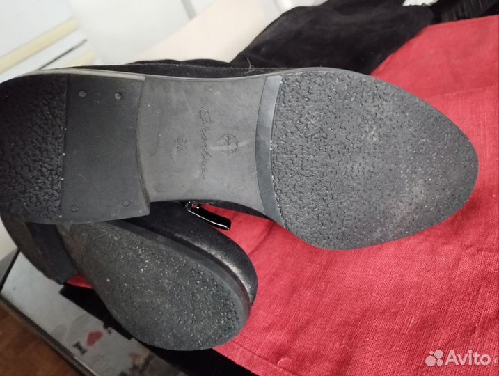 Сапоги женские Econica замша зима