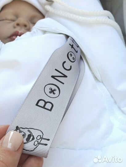 Зимний конверт на выписку для новорожденных