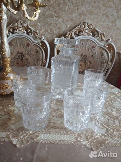 Хрустальный набор для виски