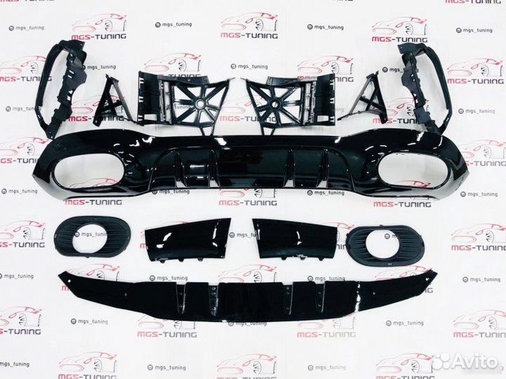 Диффузор Mercedes w177 А35 AMG (Седан)