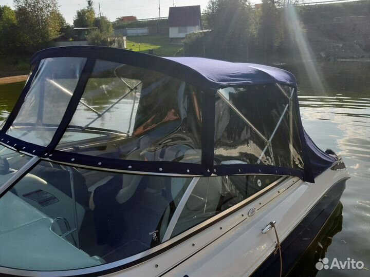 Замена пвх вставок на тенте катера