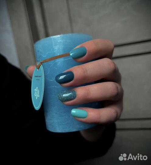 Маникюр, Наращивание без опила, Укрепление гелем