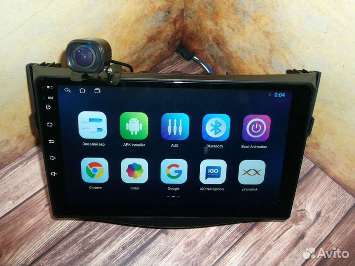 Магнитола Toyota RAV4 Android 2/32 GPS WiFi