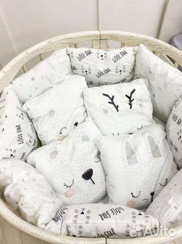 Бортики в детскую кроватку