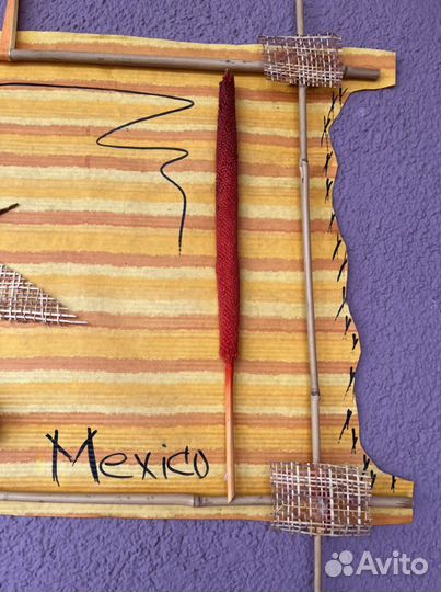 Картина из натуральных материалов 44х70