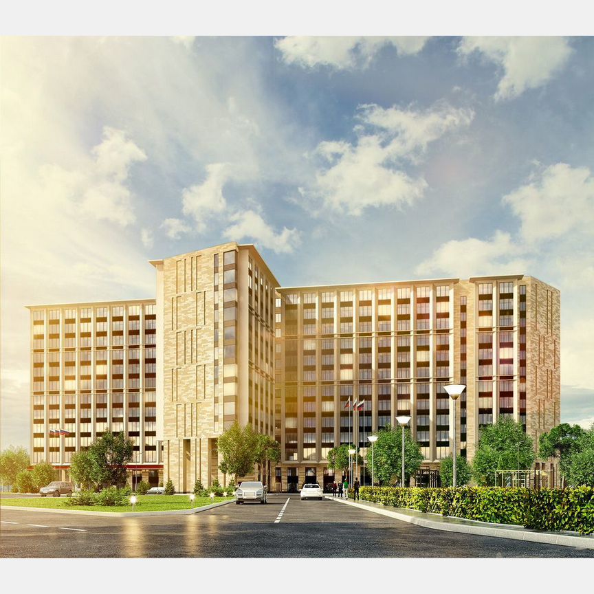 1-к. апартаменты, 26,1 м², 1/13 эт.