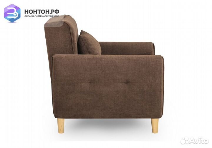 Кресло еврокнижка Анита коричневое