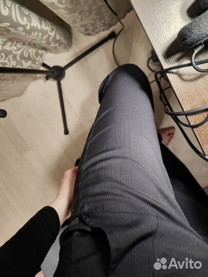 Брюки в полоску