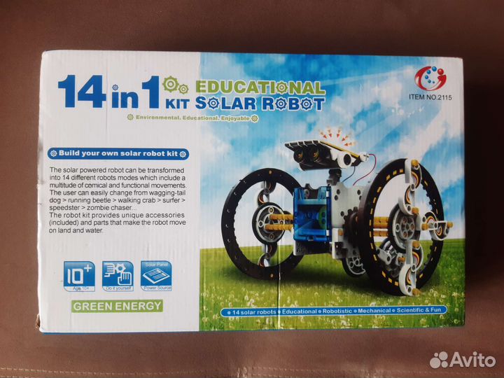 Конструктор 14 в 1 Solar Robot