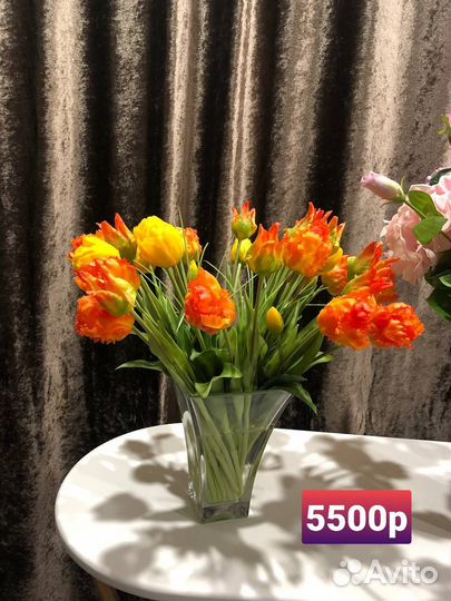 Пионы силиконовые real touch