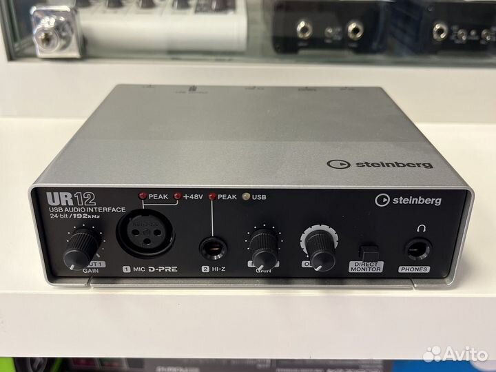 Steinberg UR12 аудиоинтерфейс, звуковая карта