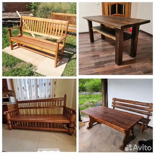 Деревянная садовая мебель столярная мастерская