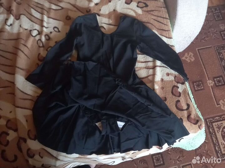 Купальник для танцев черный