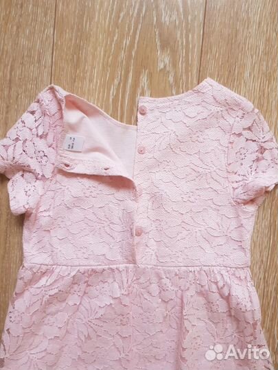 Комплект: кружевное платье и болеро р.116