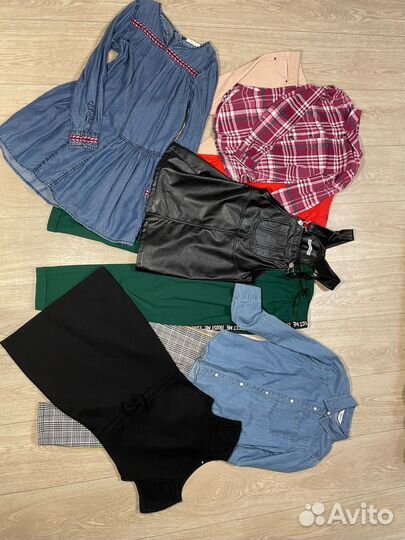 Вещи пакетом на девочку 140-146