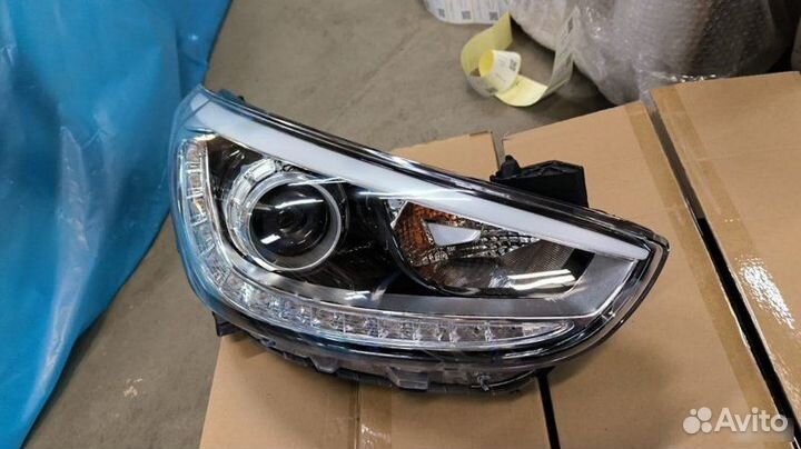 Фара LED правая Hyundai Solaris 2012-2014