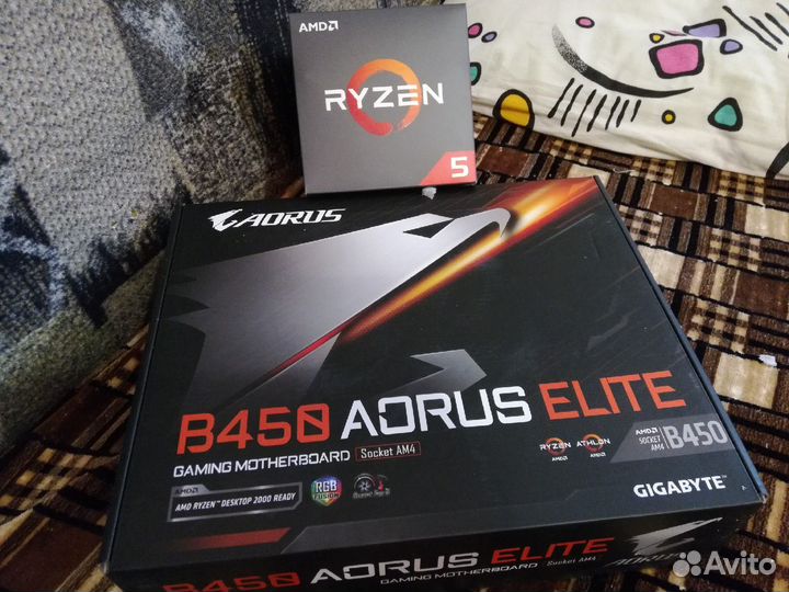 R5 2600X + B450 Aorus Elite (читайте описание)