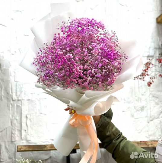 Свежие Букеты из Гипсофилы. Доставка/Самовывоз