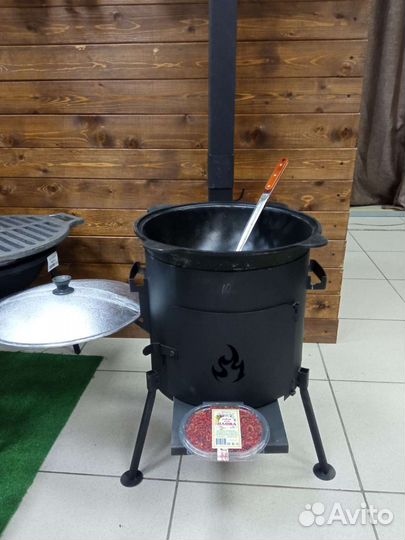 Казан 16 л + печка 3мм