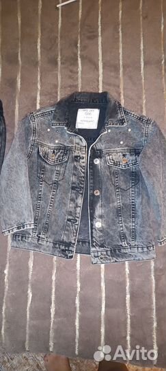 Джинсовая куртка для девочки 110