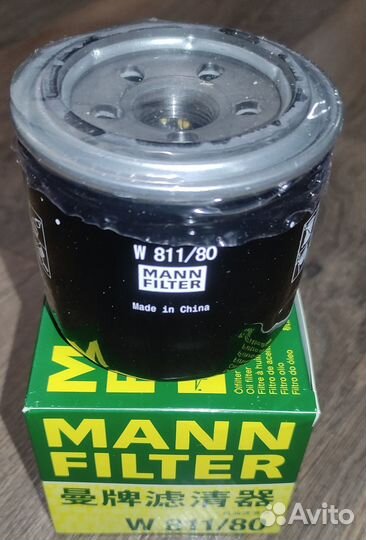 Масляный фильтр mann W81180 hyundai,KIA,mitsubishi