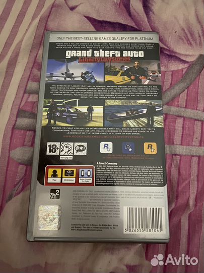 Диск для psp gta Liberty city stories