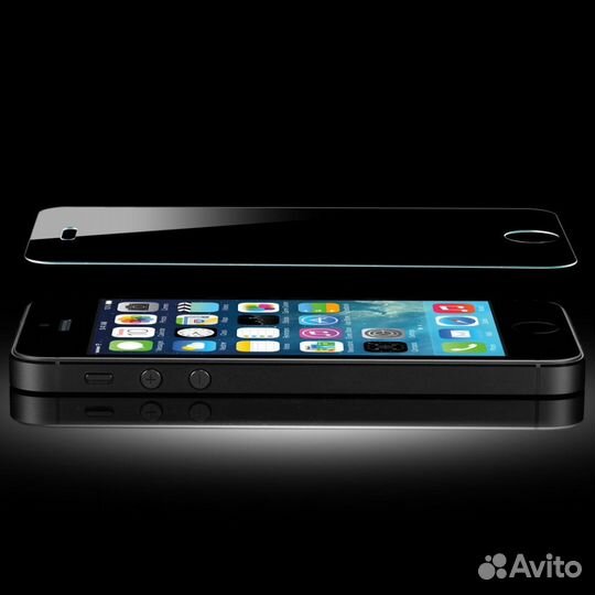 Защитное стекло iPhone 5/5S/5C - 0.3мм тверд.9H+