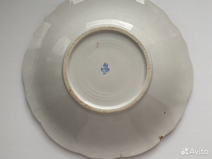 Сухарница дулево винтаж виноградные листья