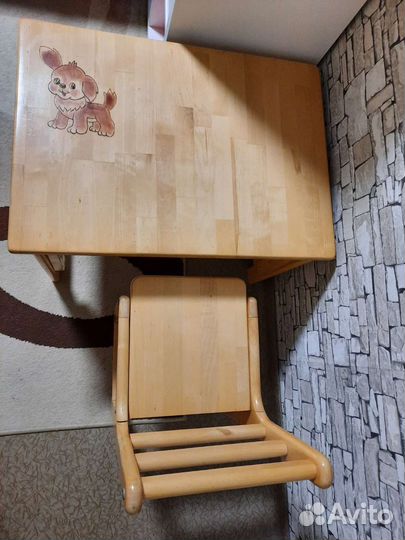 Детский стол и стул