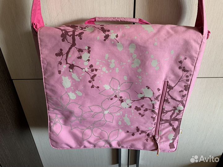 Cумка для ноутбука (гламурная) розовая