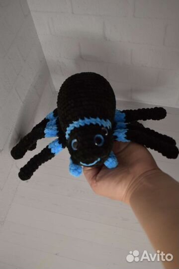 Паук игрушка вязаный паук