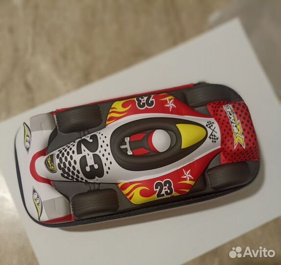 Пенал школьный для мальчика,Новый 3D гоночное авто