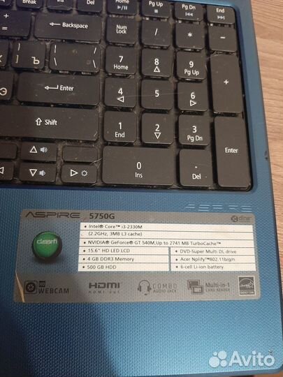 Ноутбук acer