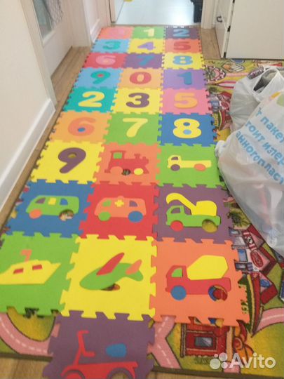 Мягкий коврик пазл несколько наборов