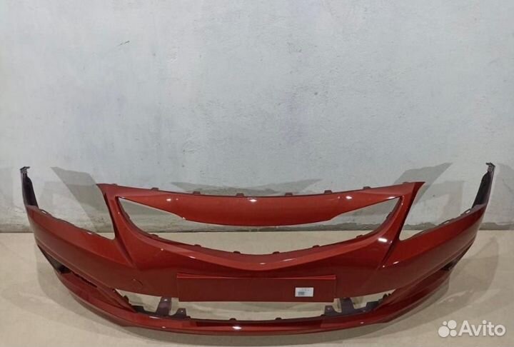 Бампер передний на Hyundai Solaris 2011-2017