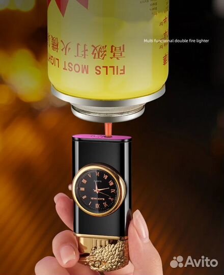 Зажигалка газовая с головой орла