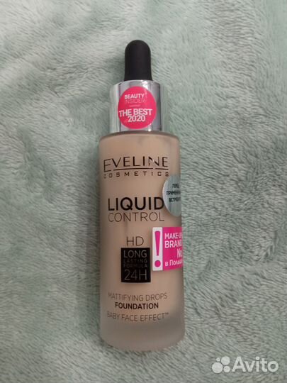 Тональный крем eveline liquid control новый
