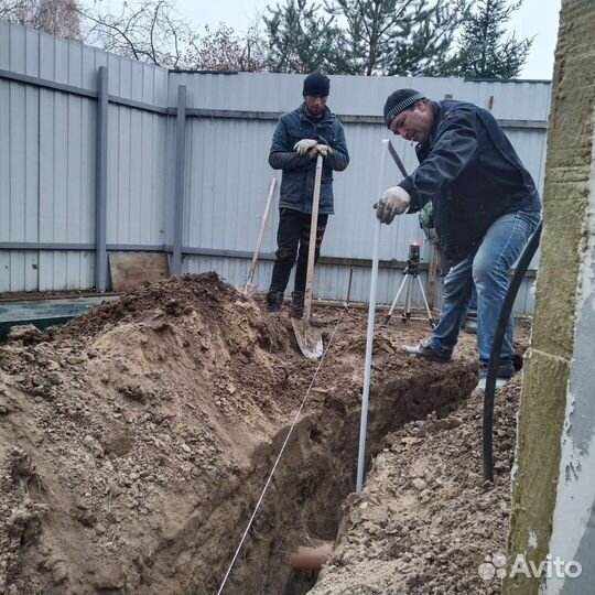 Копаем траншей вручную