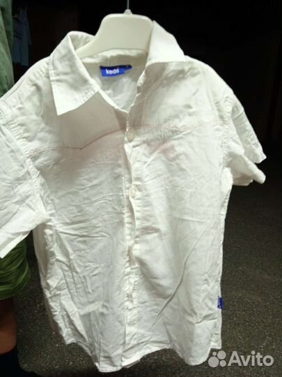 Рубашка и поло sfera(испания) 110 см, хлопок 100