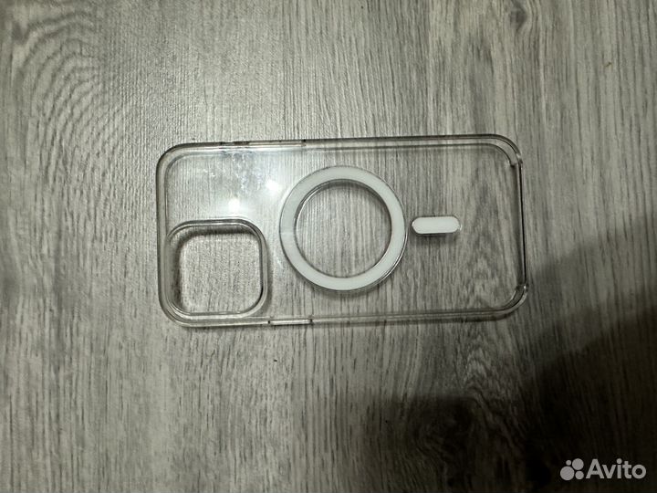 Чехол на iPhone 14 pro max прозрачный magsafe