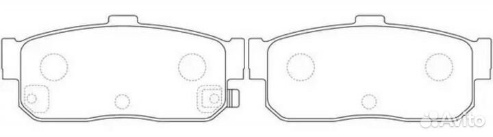 FIT FP0540 Колодки тормозные nissan almera 02- 1.5