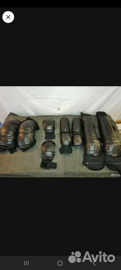 Противоударный комплект щитков полиции