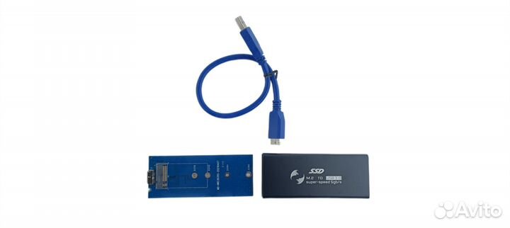 Внешний бокс USB 3.0 RageX M.2 SATA, черный