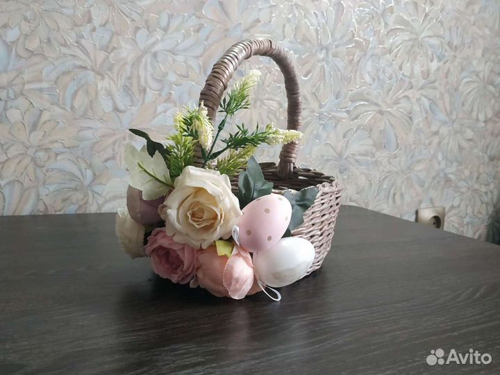 Корзиночки плетеные из бумажной лозы