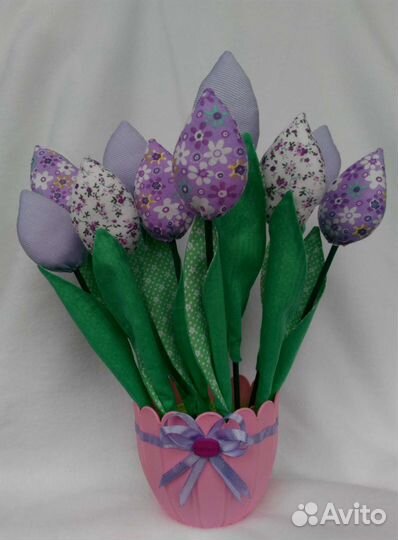Памятный подарок невянущие тюльпаны