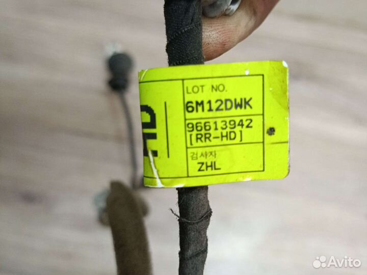 Проводка задней правой двери Chevrolet lacetti