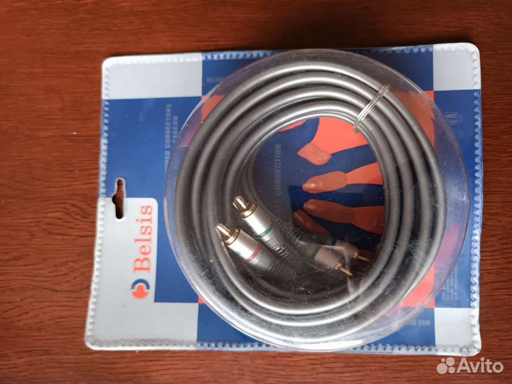 Шнур 3 RCA -3 RCA. 3 метра