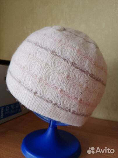 Шапка зимняя шерстяная двухслойная