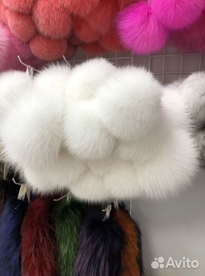 Меховые помпоны