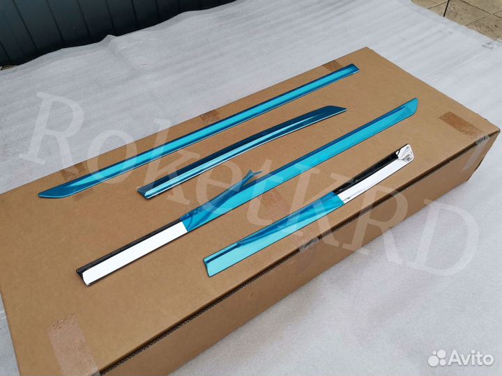 Молдинги дверей Lexus NX хром